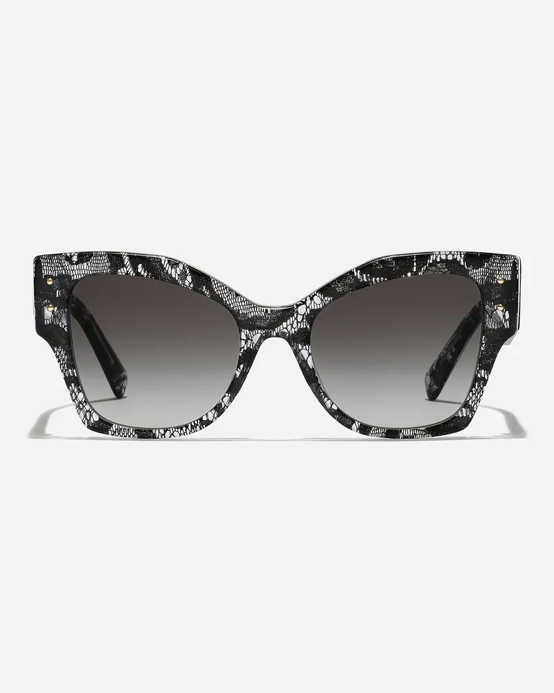 Dolce & Gabbana Occhiali Da Sole Dg Logo Plaque - Donna Novità Pizzo Nero Generic