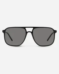 Dolce & Gabbana Thin Profile Sunglasses - Uomo Icons Nero Generic