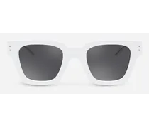 Dg Icon Sunglasses - Uomo Occhiali Da Sole Bianco