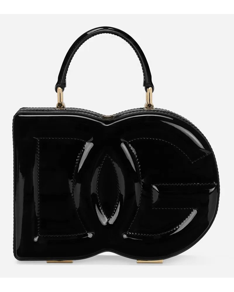 Dolce & Gabbana Borsa Box A Mano Dg Logo Bag - Donna Borse A Mano Nero Pelle Nero