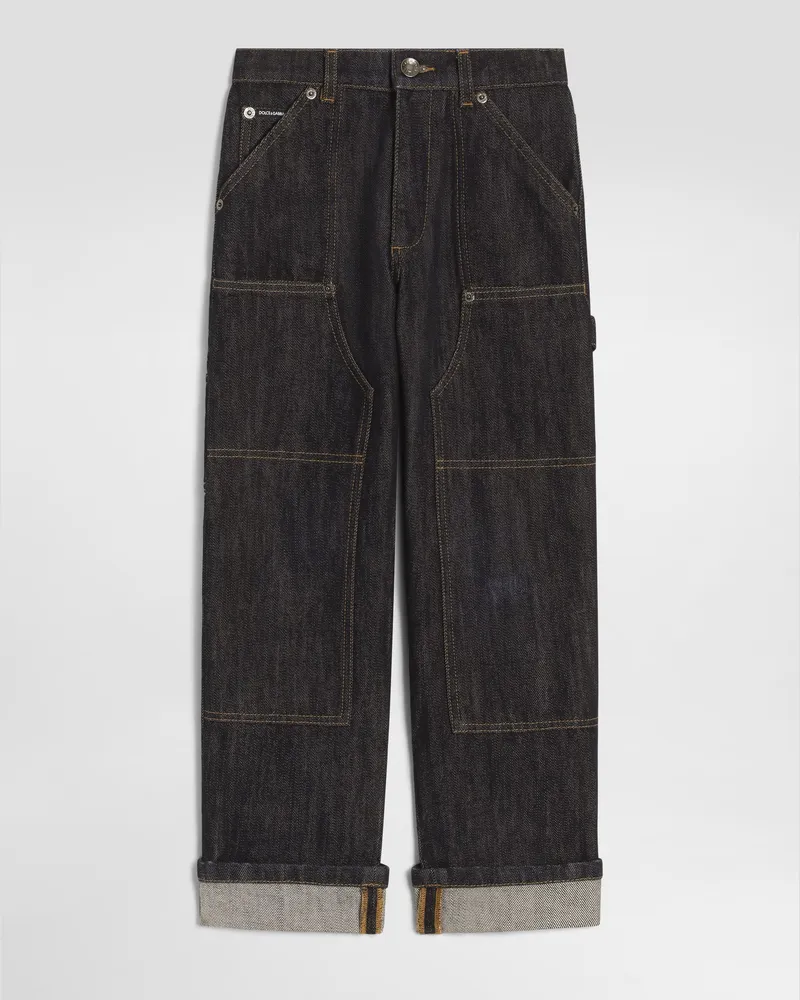 Dolce & Gabbana Pantaloni In Denim - Uomo Collection Multicolore Variante