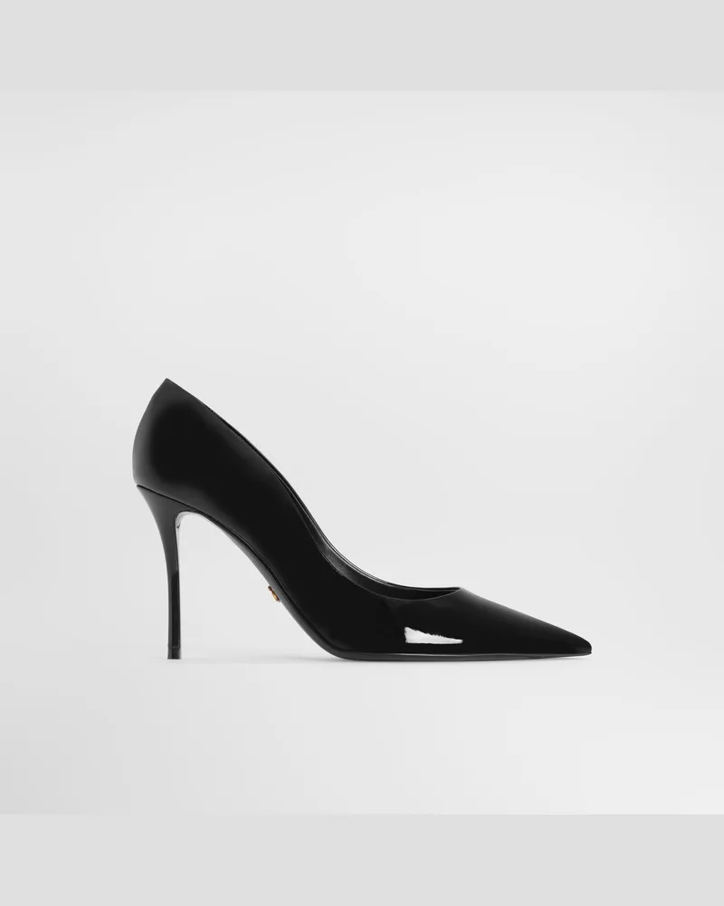 Dolce & Gabbana Décolleté In Vernice - Donna Décolleté E Slingback Nero Pelle Nero