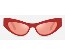 Occhiali Da Sole Dg Logo - Donna Novità Rosso