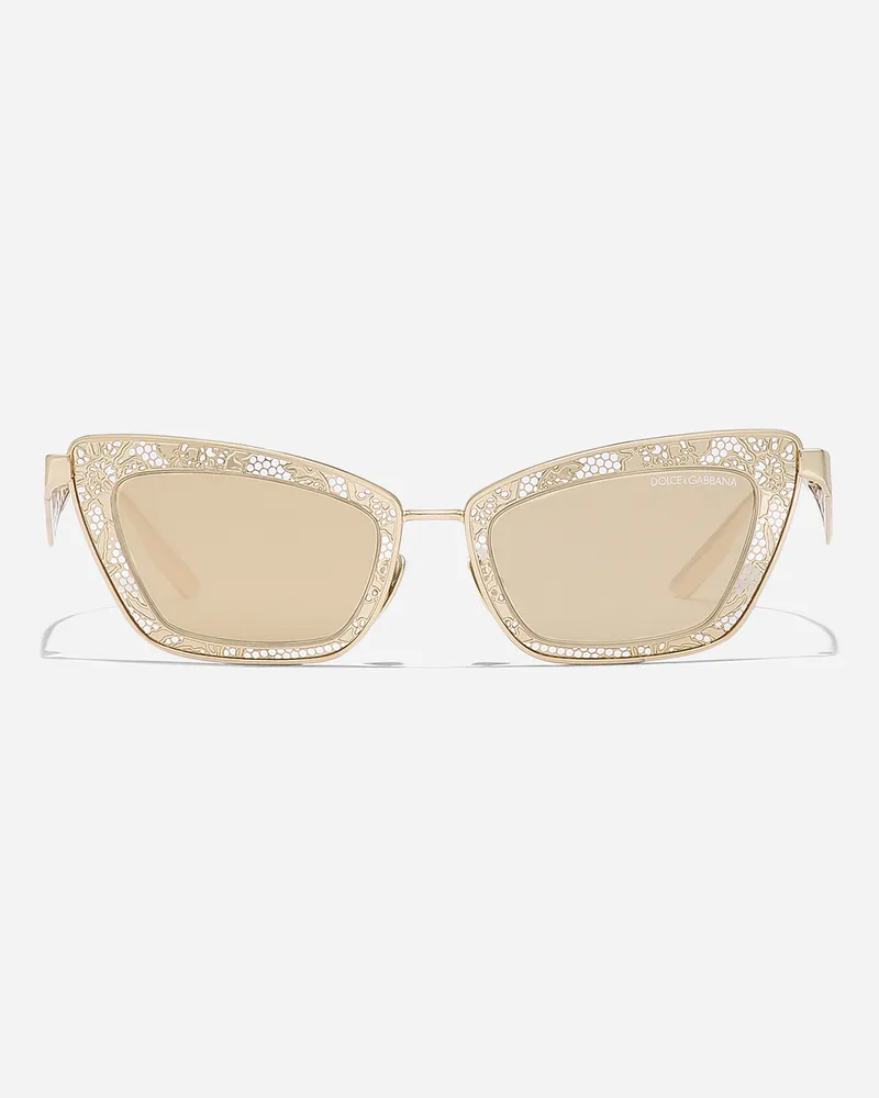 Dolce & Gabbana Occhiali Da Sole Dg Lace - Donna Novità Placcato Oro Generic