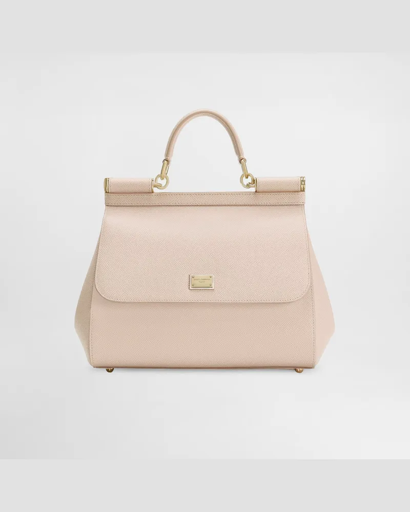 Dolce & Gabbana Borsa A Mano Sicily Grande - Donna Borse A Mano Rosa Rosa