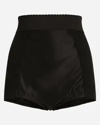 Dolce & Gabbana Culotte Corsetteria - Donna Pantaloni E Shorts Nero Raso Nero