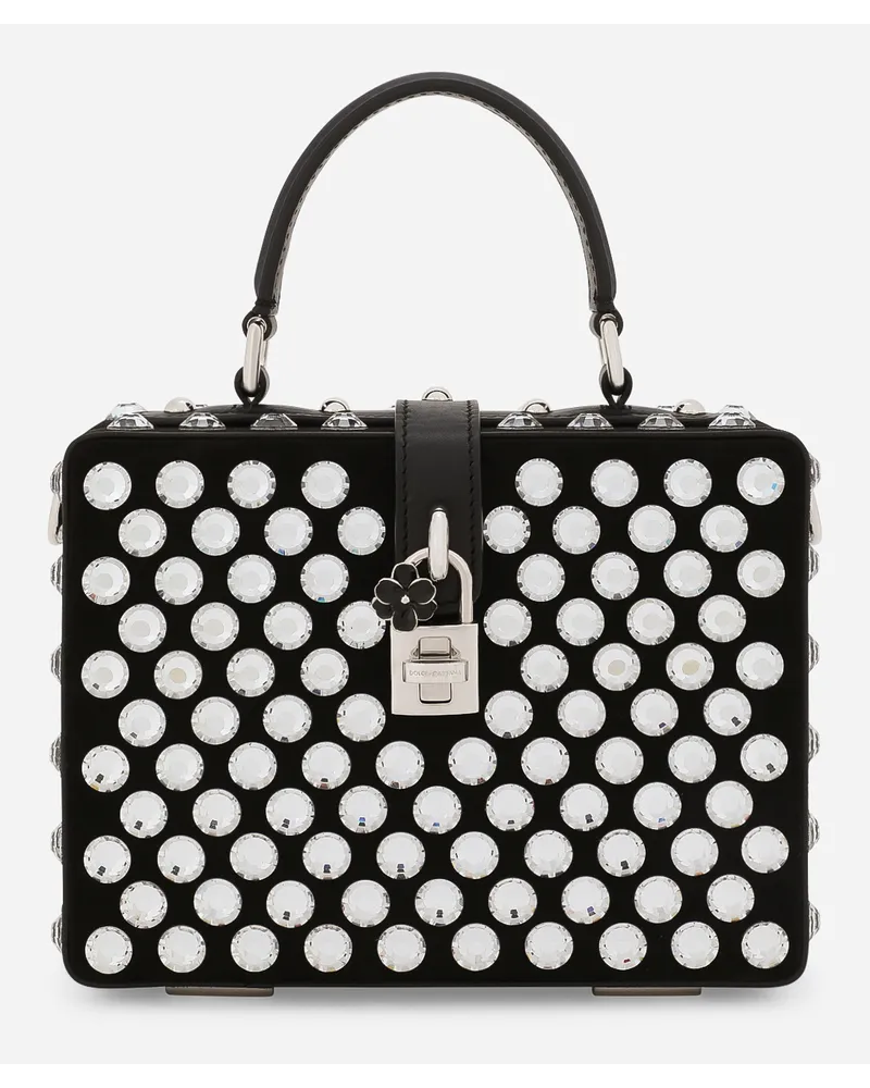 Dolce & Gabbana Borsa A Mano Dolce Box - Donna Borse A Mano Multicolore Pelle Nero