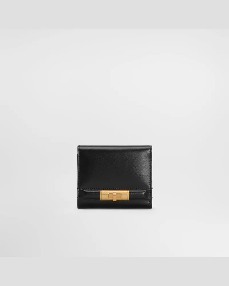 Dolce & Gabbana Portafoglio Marlene In Pelle Di Vitello - Donna Portafogli E Piccola Pelletteria Nero Nero