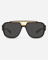 Dolce & Gabbana Dg Crossed Sunglasses - Uomo Icons Nero Acetato Generic