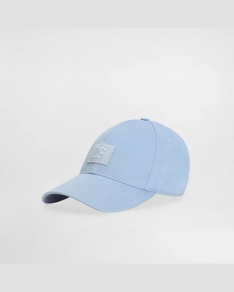 Dolce & Gabbana Cappello Baseball In Gabardina Di Cotone - Uomo Cappelli E Guanti Viola Viola