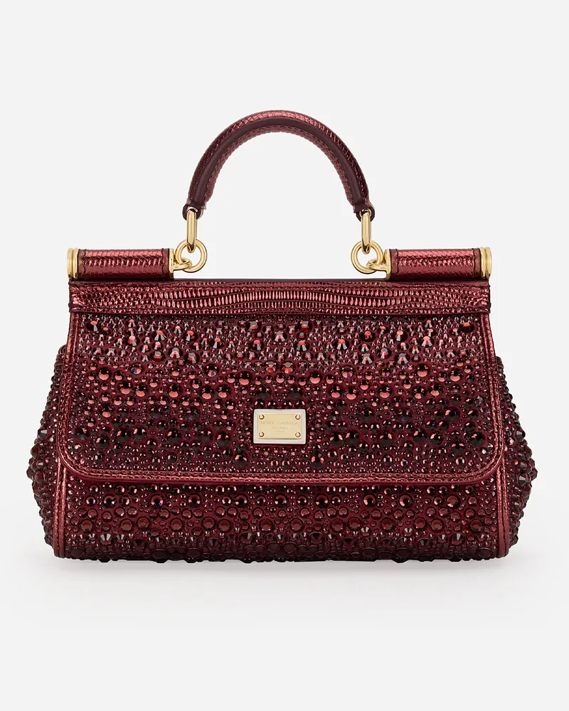 Dolce & Gabbana Borsa A Mano Sicily Piccola - Donna Borse A Mano Viola Viola