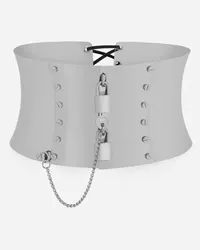 Dolce & Gabbana Cintura - Donna Cinture Argento Metallo Argento