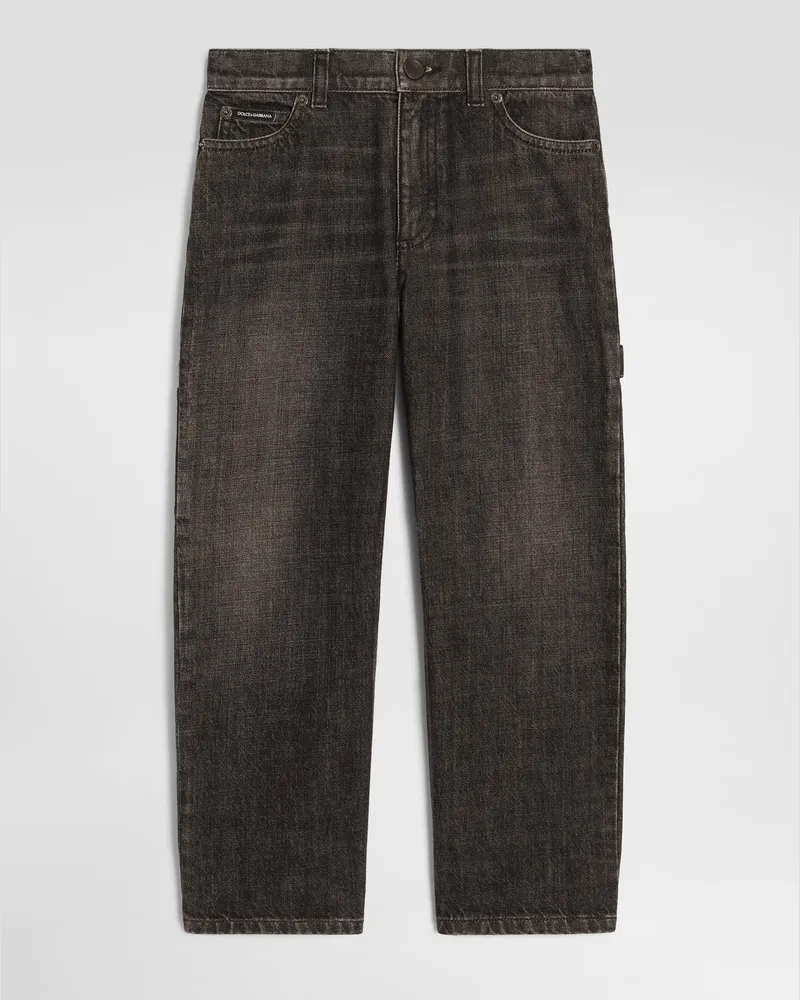 Dolce & Gabbana Pantaloni 5 Tasche In Denim - Uomo Collection Multicolore Variante