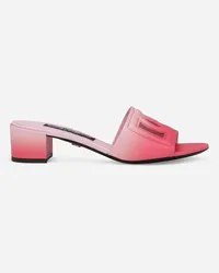 Dolce & Gabbana Mule In Pelle Di Vitello - Donna Slide E Mule Rosa Rosa