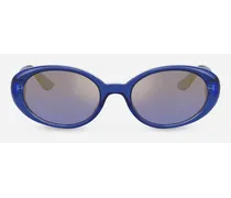 Dolce & Gabbana Re-edition Sunglasses - Donna Novità Blu Opalino Acetato Generic