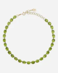 Dolce & Gabbana Collana Anna La Oro Giallo 18kt E Peridoti - Donna Collane Oro Oro