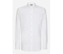 Camicia Gold In Cotone - Uomo Camicie Bianco Cotone