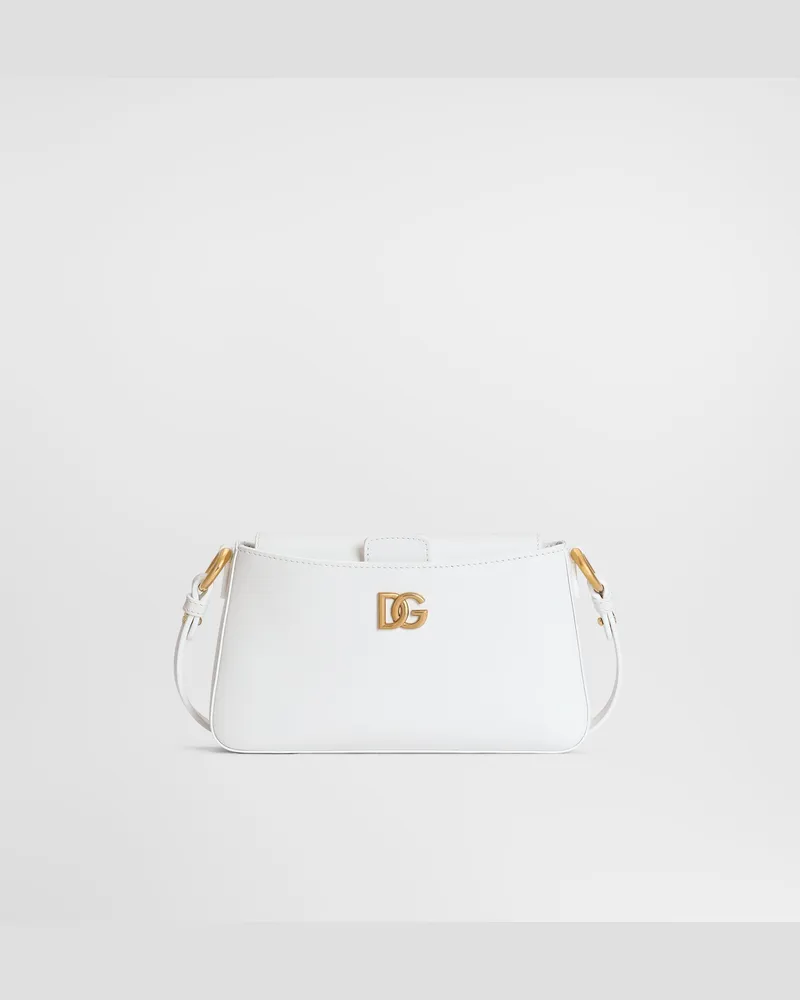 Dolce & Gabbana Phone Bag In Pelle Di Vitello - Donna Borse Mini E Pochette Bianco Bianco