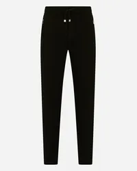 Dolce & Gabbana Cotton Sweatpants - Uomo Pantaloni E Shorts Nero Nero