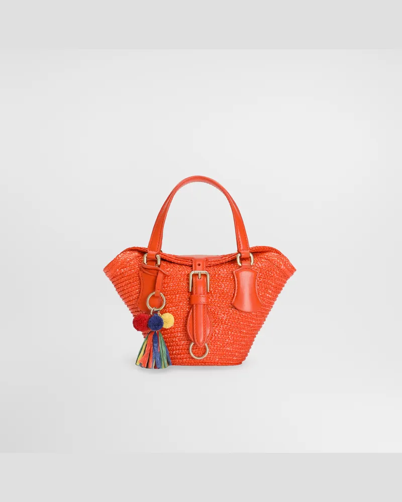 Dolce & Gabbana Coffa Capri In Rafia - Donna Borse Shopping Multicolore Multicolore