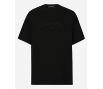 T-shirt In Cotone Con Logo - Uomo T-shirts E Polo Nero