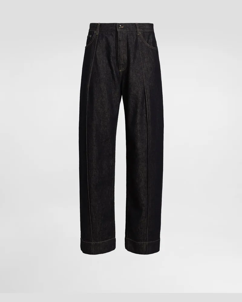 Dolce & Gabbana Pantaloni In Denim - Uomo Denim Multicolore Variante