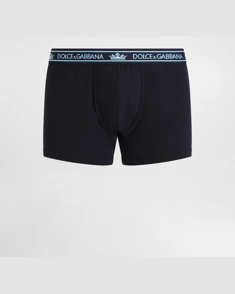 Dolce & Gabbana 3-pack Stretch Jersey Boxers - Uomo Intimo E Loungewear Multicolore Multicolore