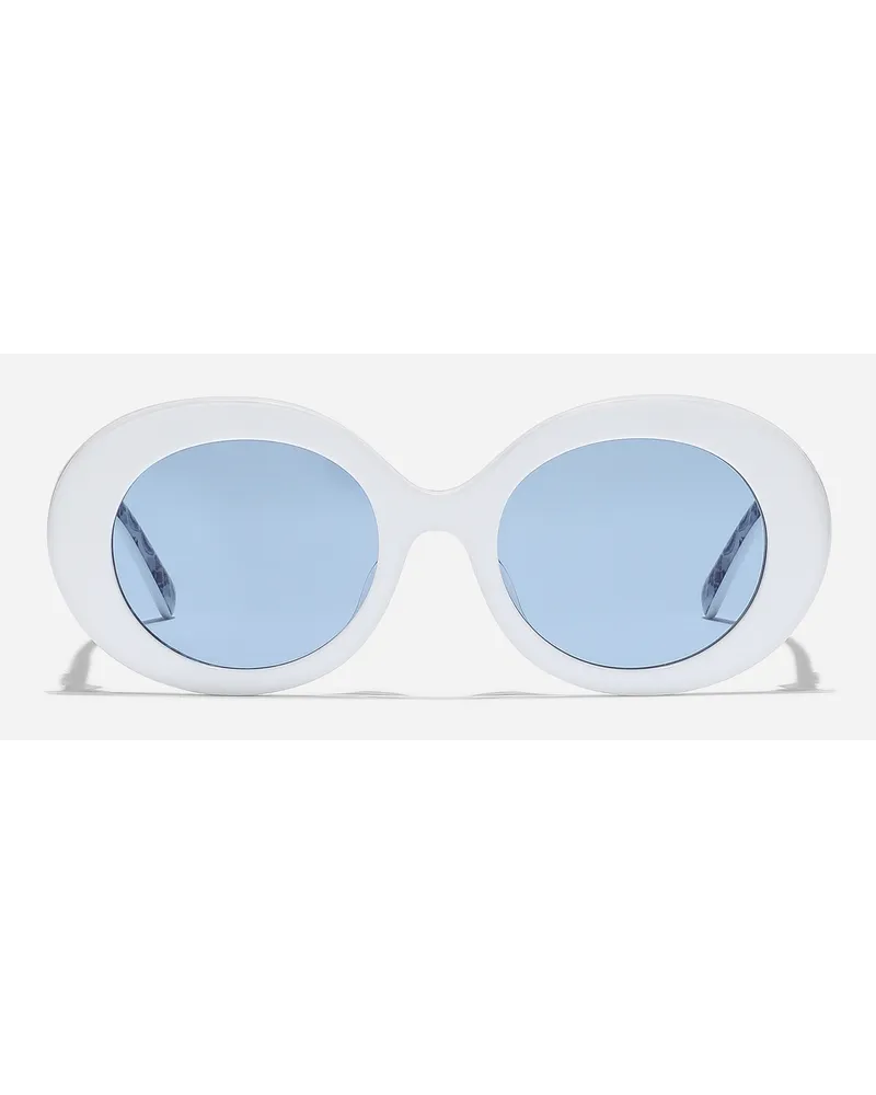 Dolce & Gabbana Occhiali Da Sole Dg Logo - Donna Bianco Generic