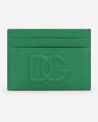 Dolce & Gabbana Portacarte Dg Logo - Donna Portafogli E Piccola Pelletteria Verde Pelle Verde