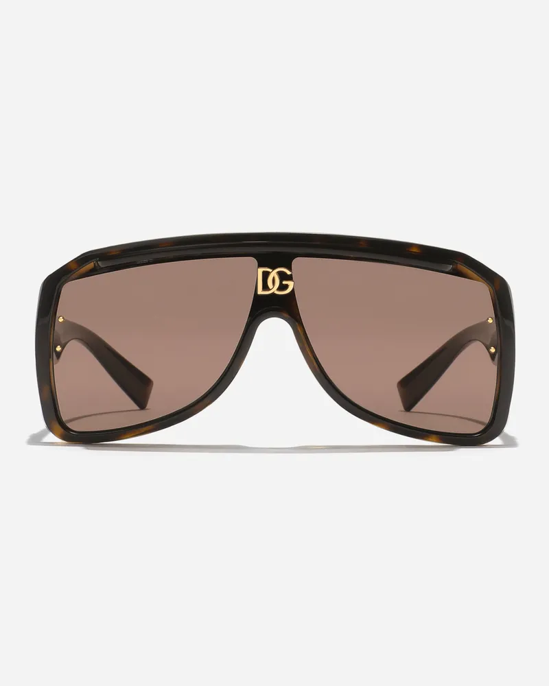 Dolce & Gabbana Occhiali Da Sole Dg Crossed - Donna Novità Avana Acetato Generic