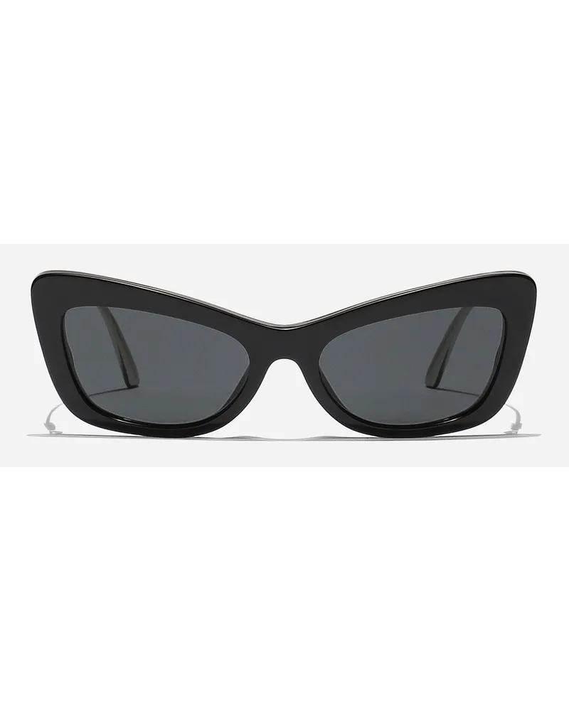 Dolce & Gabbana Occhiali Da Sole Dg Crystal - Donna Occhiali Da Sole Nero Acetato Generic