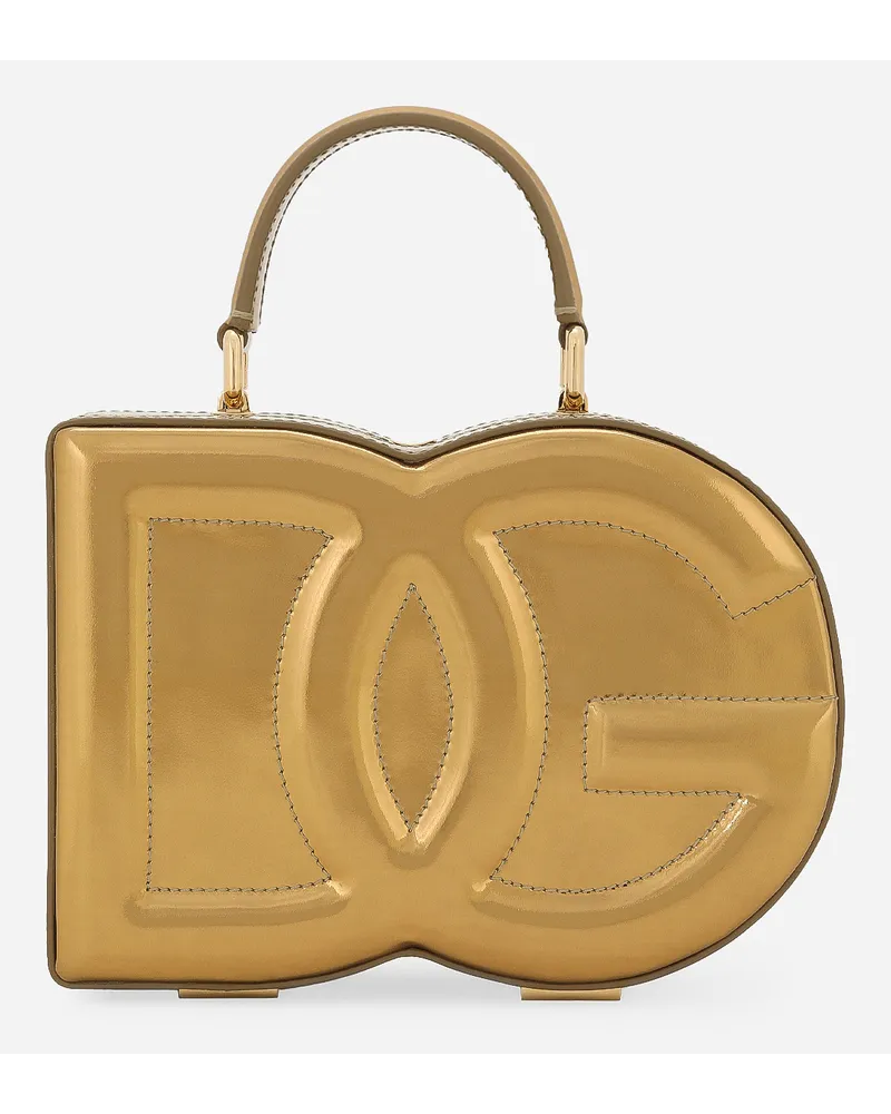 Dolce & Gabbana Borsa Box A Mano Dg Logo Bag - Donna Borse A Mano Oro Pelle Oro