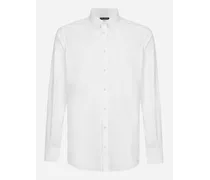 Camicia Gold Popeline Stretch - Uomo Camicie Bianco Cotone