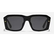 Sartoriale Lusso Sunglasses - Uomo Novità Nero Acetato
