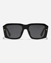 Dolce & Gabbana Sartoriale Lusso Sunglasses - Uomo Novità Nero Acetato Generic