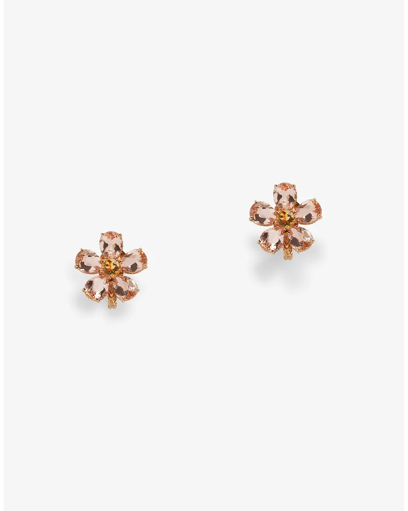 Dolce & Gabbana Orecchini Spring Oro Rosso 18 Carati, Morganiti E Citrini - Donna Orecchini Oro Oro