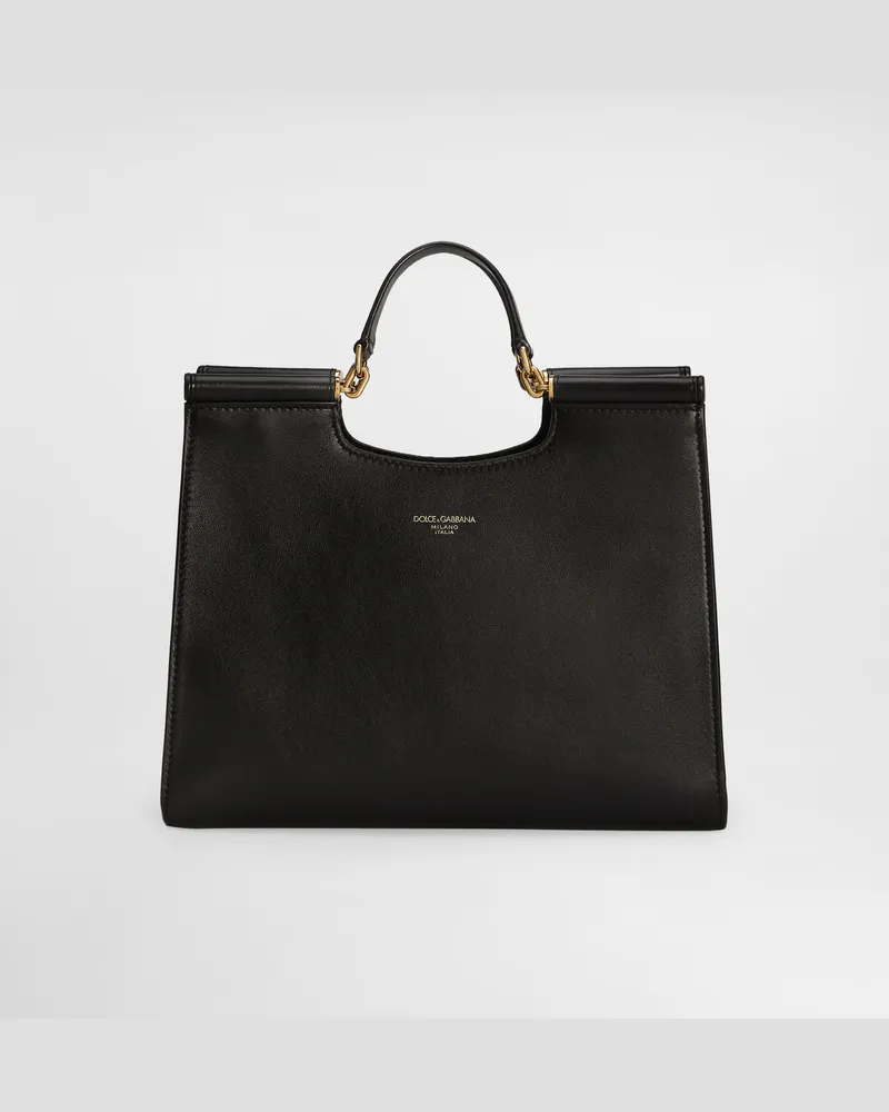 Dolce & Gabbana Shopping Sicily Piccola - Donna Borse Shopping Nero Nero