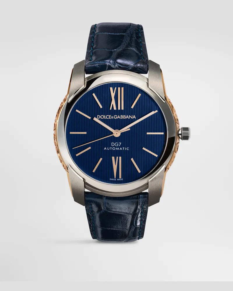 Dolce & Gabbana Orologio Dg7 Gattopardo - Uomo Orologi Blu Blu
