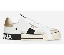 Sneaker Custom 2.zero In Pelle Di Vitello Con Dettagli A Contrasto - Uomo Sneaker Bianco Pelle