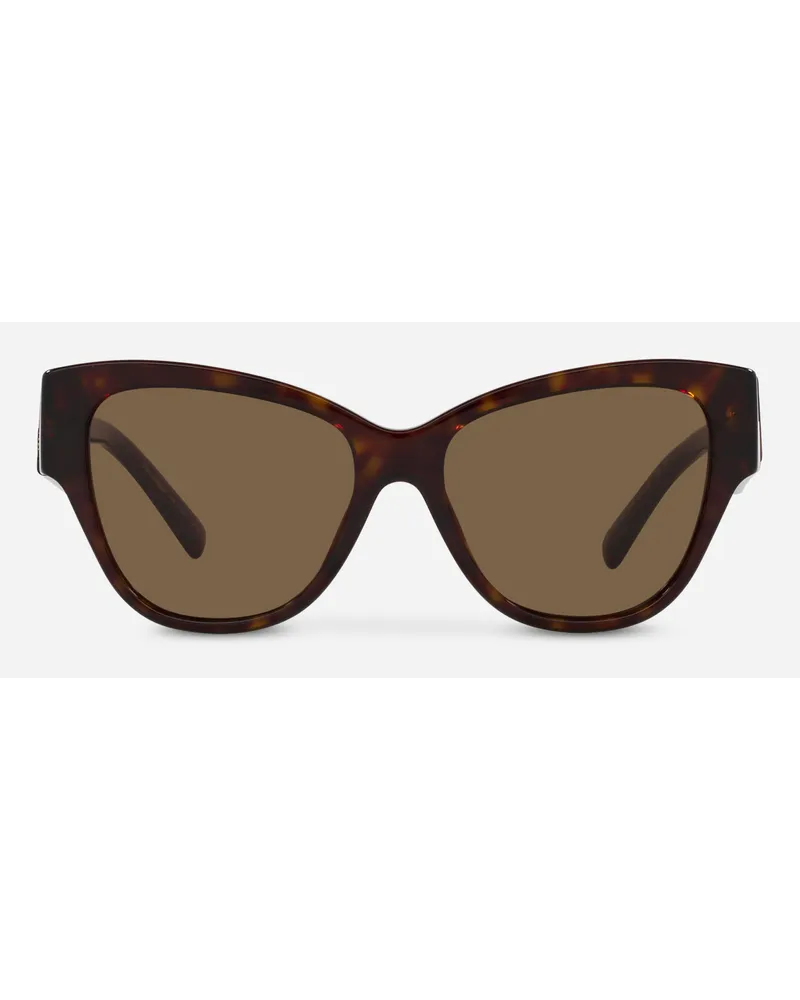 Dolce & Gabbana Occhiali Da Sole Dg Logo - Donna Marrone Generic