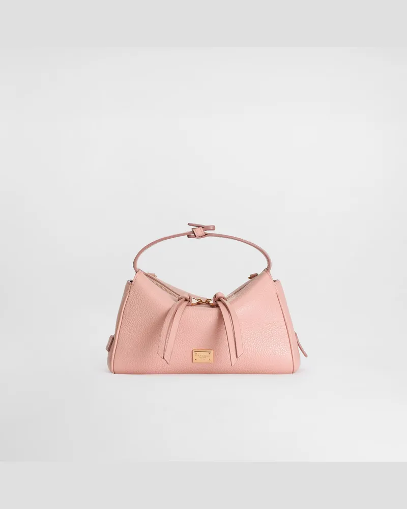 Dolce & Gabbana Borsa A Mano Vittoria Mini In Pelle Di Vitello - Donna Collection Rosa Rosa