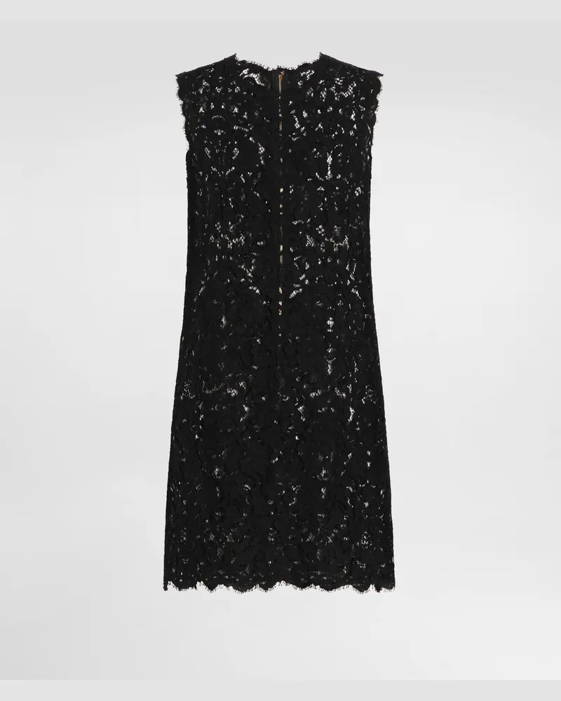 Dolce & Gabbana Cordonetto Lace Dress - Donna Abiti Nero Nero