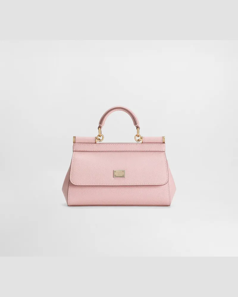 Dolce & Gabbana Borsa A Mano Sicily Piccola - Donna Borse A Mano Rosa Rosa