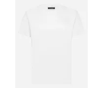 Round-neck T-shirt With Print - Uomo T-shirts E Polo Bianco
