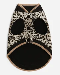 Dolce & Gabbana Piumino Per Cani - Uomo Accessori Per Cani Stampa Animalier Leo