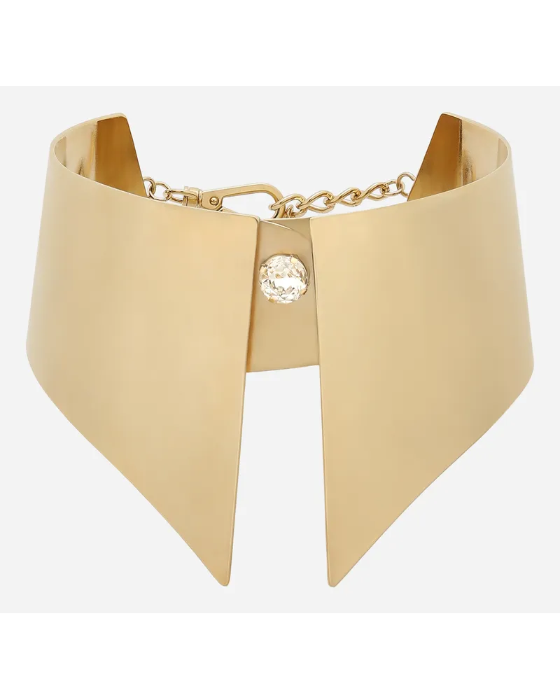 Dolce & Gabbana Collana Colletto Camicia Rigido In Metallo - Donna Bijoux Oro Metallo Oro