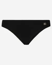 Dolce & Gabbana Slip Da Mare - Donna Beachwear Nero Jersey Nero