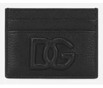 Dolce & Gabbana Portacarte Dg Logo - Uomo Portafogli E Piccola Pelletteria Nero Nero