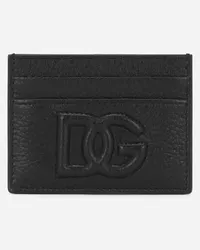 Dolce & Gabbana Portacarte Dg Logo - Uomo Portafogli E Piccola Pelletteria Nero Nero