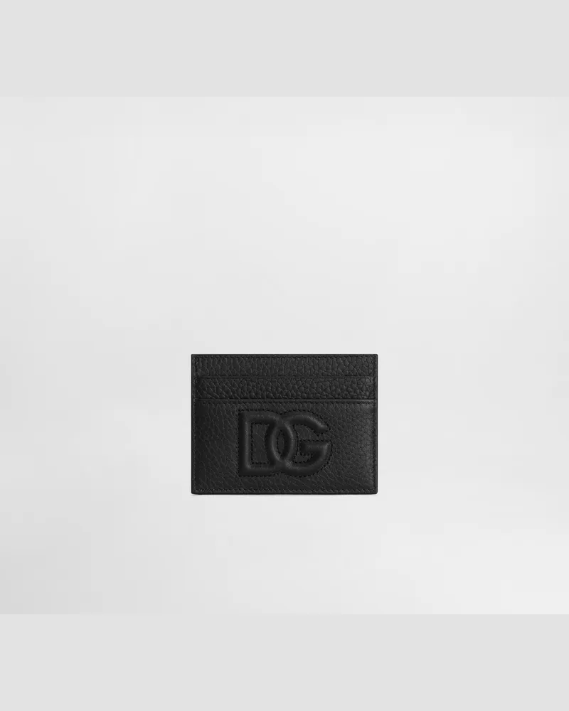 Dolce & Gabbana Portacarte Dg Logo - Uomo Portafogli E Piccola Pelletteria Nero Nero